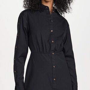 Veronica Beard Rae Shirt Dress in Size 4 Black!